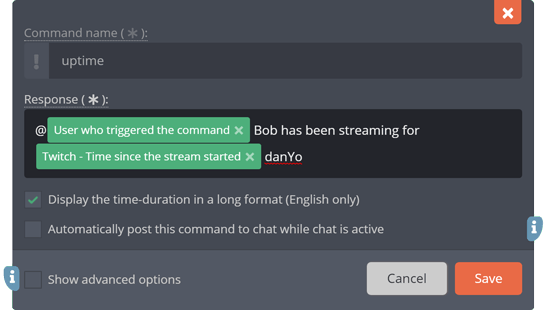 Custom Chat Commands For Your Twitch Bot