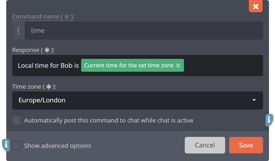 How to add commands in twitch chat