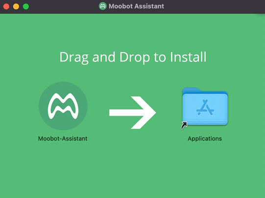 Drag and drop macOS installer