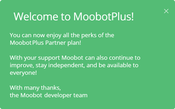 Welcome to MoobotPlus!