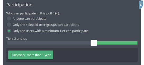 Restricting your polls to certain community members