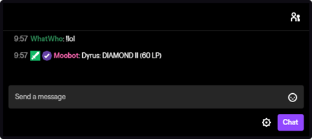 The League of Legends response tags in Twitch chat The League of Legends response tags in Twitch chat