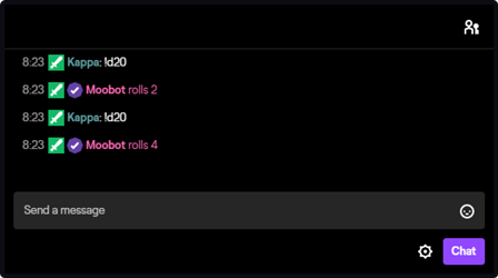 The random number response tag in Twitch chat The random number response tag in Twitch chat