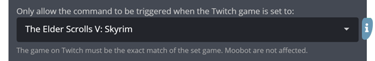 Restricting a chat command to a certain game Restricting a chat command to a certain game