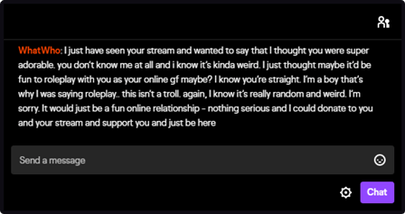 Large texts in Twitch chat Large texts in Twitch chat