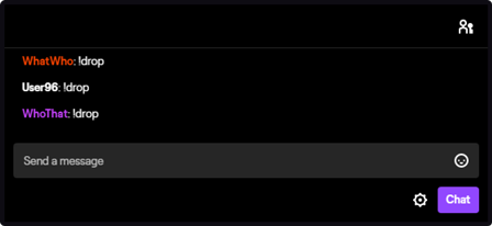 Nonexistent bot commands in Twitch chat Nonexistent bot commands in Twitch chat