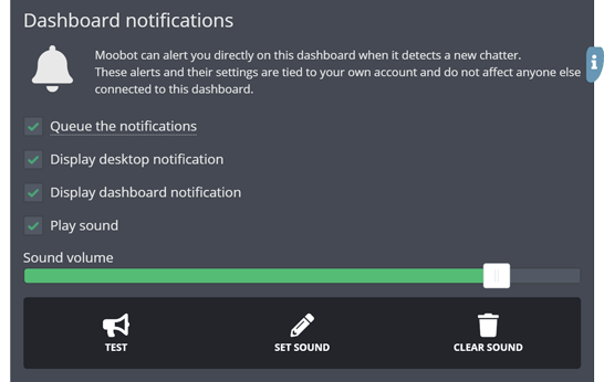 Private alerts for new chatters Private alerts for new chatters