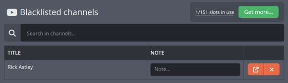 Blacklisting Song Requests from certain YouTube channels Blacklisting Song Requests from certain YouTube channels