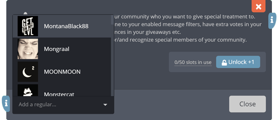 Adding a regular Adding a regular