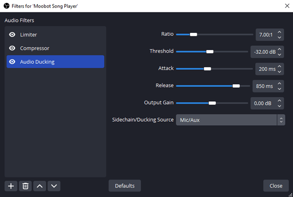 Turning down the Song Requests volume while talking Turning down the Song Requests volume while talking
