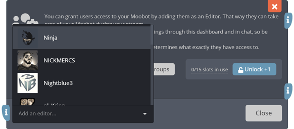 Adding an editor Adding an editor