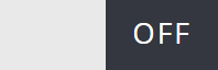 Deactivated toggle button