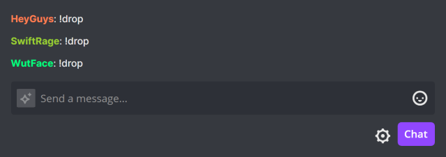 Nonexistent bot commands in Twitch chat