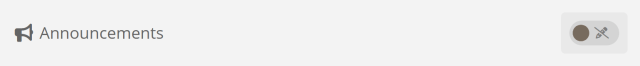 Toggling the settings to adjust