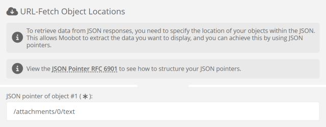 JSON responses