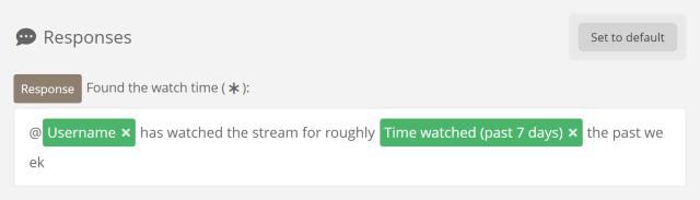 Seeing the time watched in the past week Seeing the time watched in the past week