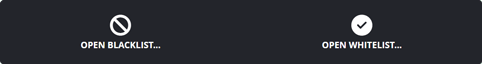 Game Vote blacklist and whitelist buttons Game Vote blacklist and whitelist buttons