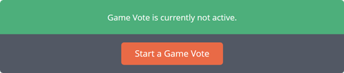 Starting a game vote Starting a game vote