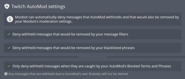 Automatically denying withheld Twitch AutoMod messages Automatically denying withheld Twitch AutoMod messages