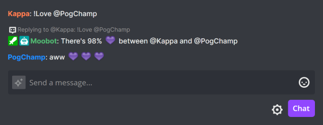 !Love chat command - Love meter mini-game !Love chat command - Love meter mini-game