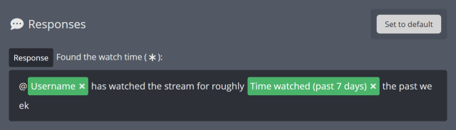 Seeing the time watched in the past week Seeing the time watched in the past week