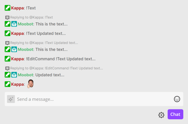 !EditCommand chat command - Edit commands from chat !EditCommand chat command - Edit commands from chat