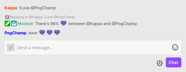 !Love chat command - Love meter mini-game !Love chat command - Love meter mini-game