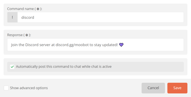 Auto posting chat messages Auto posting chat messages