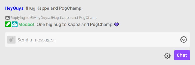 Responding in Twitch chat with all command arguments Responding in Twitch chat with all command arguments