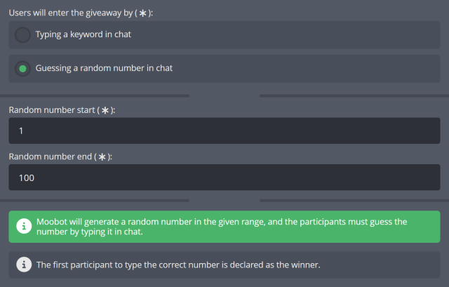 Random number type Twitch giveaway Random number type Twitch giveaway