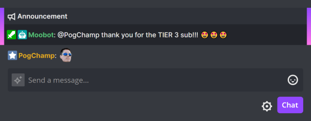 Making your alerts stand out in Twitch chat Making your alerts stand out in Twitch chat