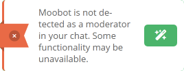 Twitch chat bot not detected as a moderator in chat Twitch chat bot not detected as a moderator in chat