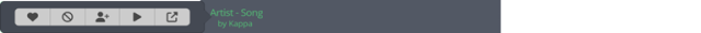 The user widget The user widget
