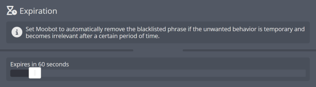 Auto-removing out-of-date blacklisted phrases Auto-removing out-of-date blacklisted phrases