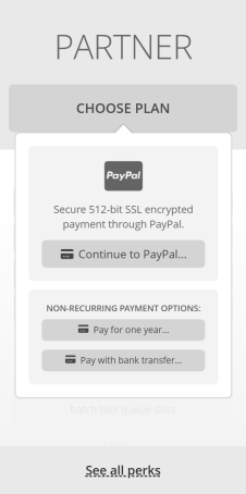 Optional MoobotPlus payment options Optional MoobotPlus payment options