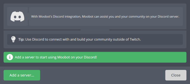 Sending the Twitch bot to your Discord Sending the Twitch bot to your Discord