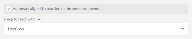 Reacting to a Discord announcement Reacting to a Discord announcement