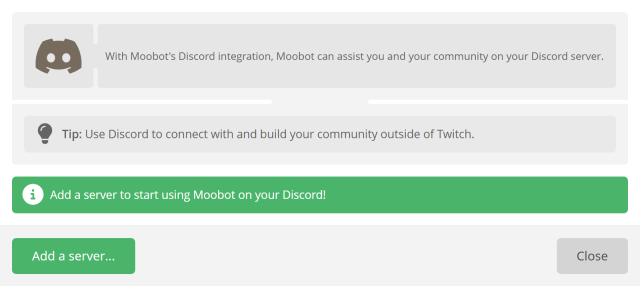 Sending the Twitch bot to your Discord Sending the Twitch bot to your Discord