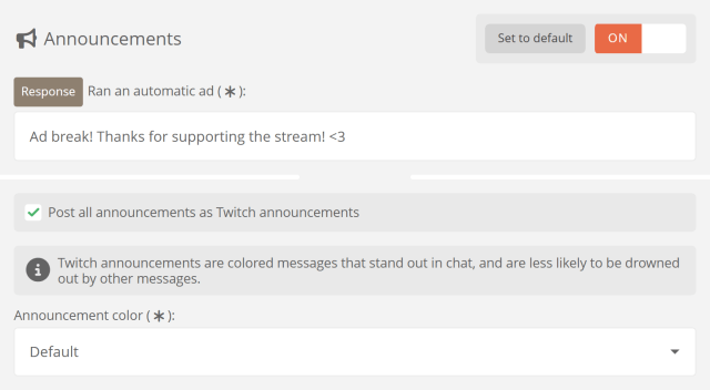 Announcing your automatic ads to your viewers Announcing your automatic ads to your viewers