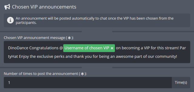 Announcing the chosen Twitch VIP Announcing the chosen Twitch VIP
