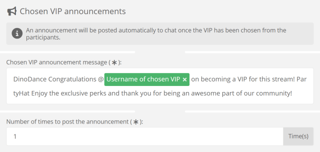Announcing the chosen Twitch VIP Announcing the chosen Twitch VIP