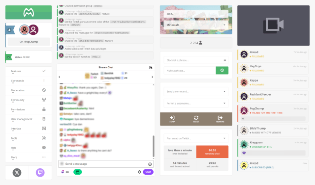 Your Moobot dashboard