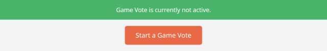 Starting a game vote