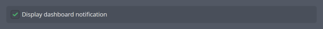 Activating dashboard notifications for your engagement alerts