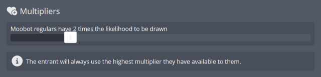 Giving your regulars additional chances to win your giveaways