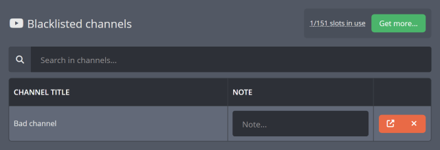 Blacklisting Song Requests from certain YouTube channels Blacklisting Song Requests from certain YouTube channels
