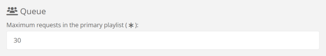Adjusting the max amount of Song Requests in the queue Adjusting the max amount of Song Requests in the queue
