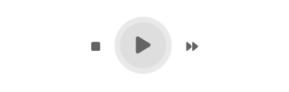The dashboard's song player widget The dashboard's song player widget