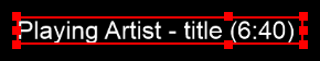 Resizing the OBS on-screen text