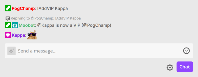 The !AddVIP chat command - Add Twitch VIPs from chat The !AddVIP chat command - Add Twitch VIPs from chat